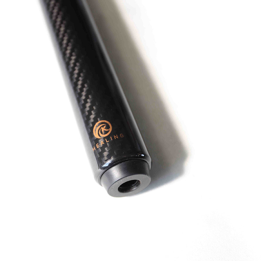 Carbon Fiber Uniloc Cue Butt - Black 3K Twill Surface