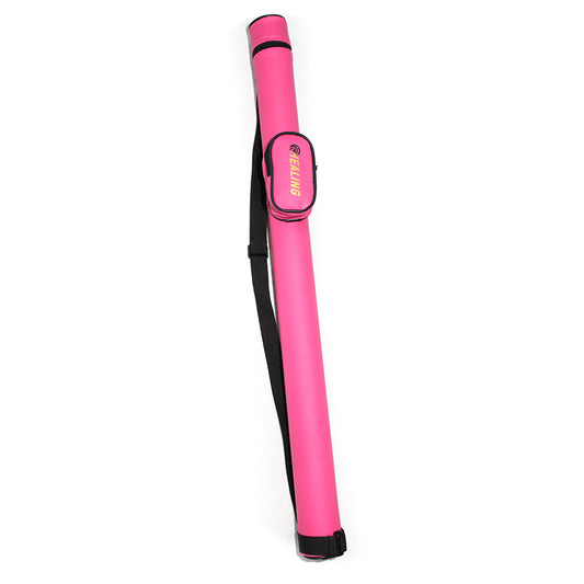 Pink Hard Cue Case for 2-Piece Cue with Shoulder Strap