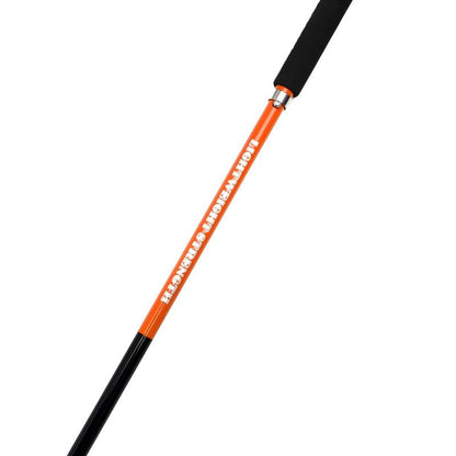 Carbon Hiking Poles – Ergonomic Grip & Foldable (Black Orange)