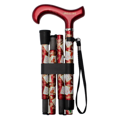 Faltbarer Gehstock aus Kohlefaser – verstellbar und ultraleicht