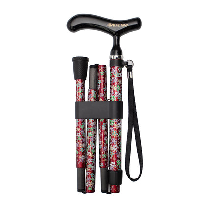 Faltbarer Gehstock aus Kohlefaser – verstellbar und ultraleicht