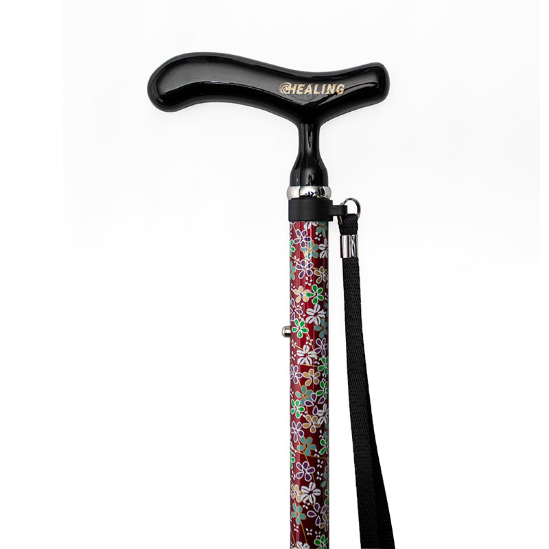 Faltbarer Gehstock aus Kohlefaser – verstellbar und ultraleicht