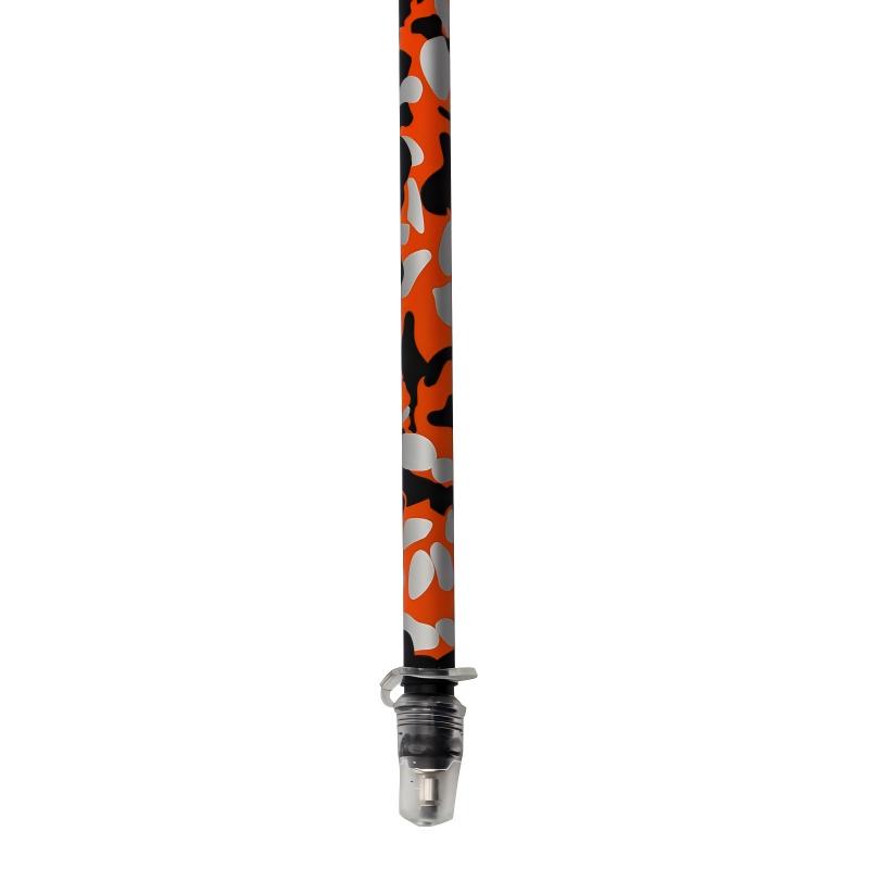 Carbon Trekking Poles – Orange Camouflage & Lightweight