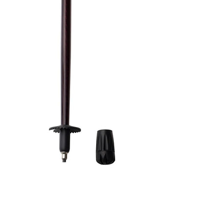 Carbon Trekking Poles - Dark Red- Folding and Ultralight