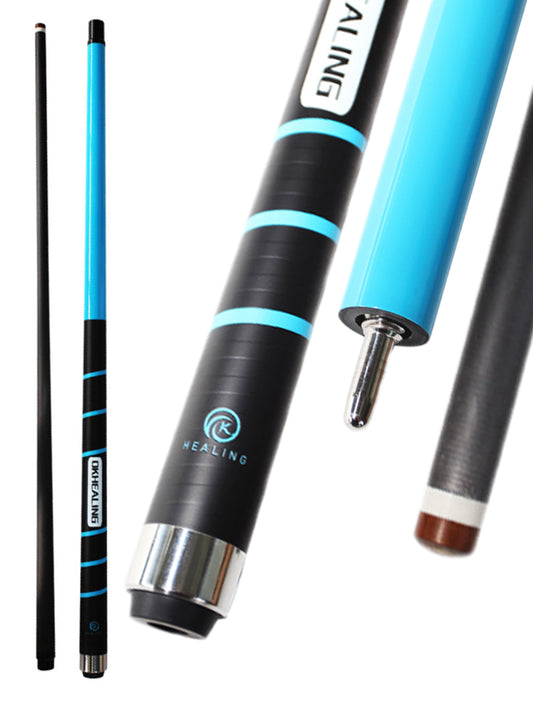 OKHEALING Carbon 1/2 Break Cue with Juma Ferrule And Nonslip Wrap