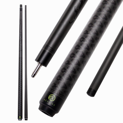 Black Carbon Fiber Break Cue Uniloc Style - 13mm
