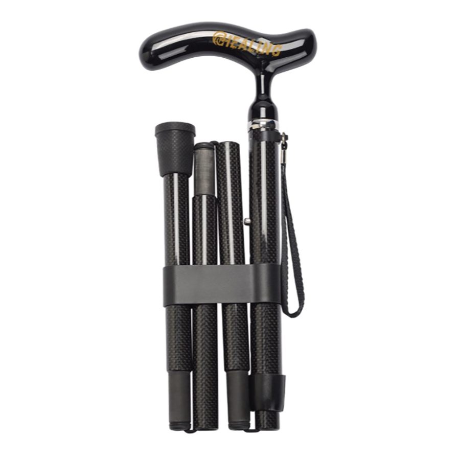 OKHEALING Ultralight Carbon Walking Cane - Adjustable and Folding