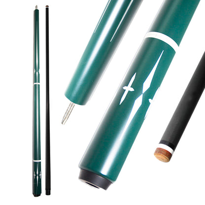 Carbon Fiber Pool Cue - 12.4mm Uni-loc Green