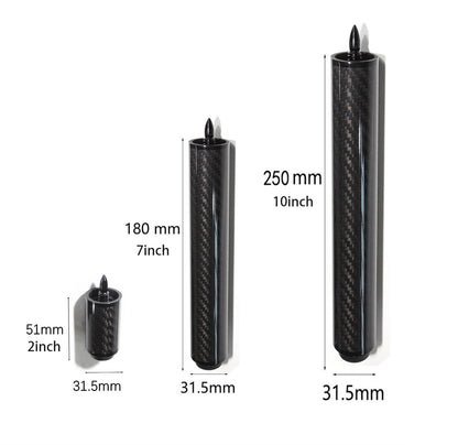 Carbon Fiber 3K Twill Bullet Pin Extension to Connect Butt