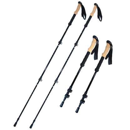 Carbon Fiber Trekking Poles - Adjustable and Collapsible