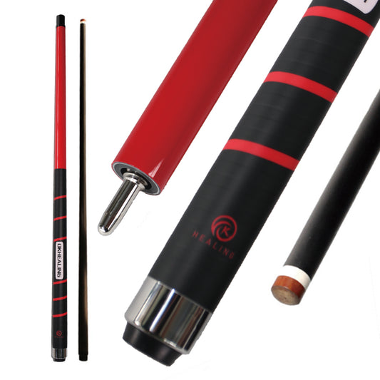 OKHEALING Carbon Break Cue with Non-slip Wrap - Uniloc Joint Juma Ferrule and 12.9mm Tip