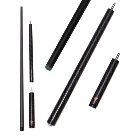 Jump-Queue aus Kohlefaser – 13,8 mm Uniloc- und 3K-Twill-Oberfläche
