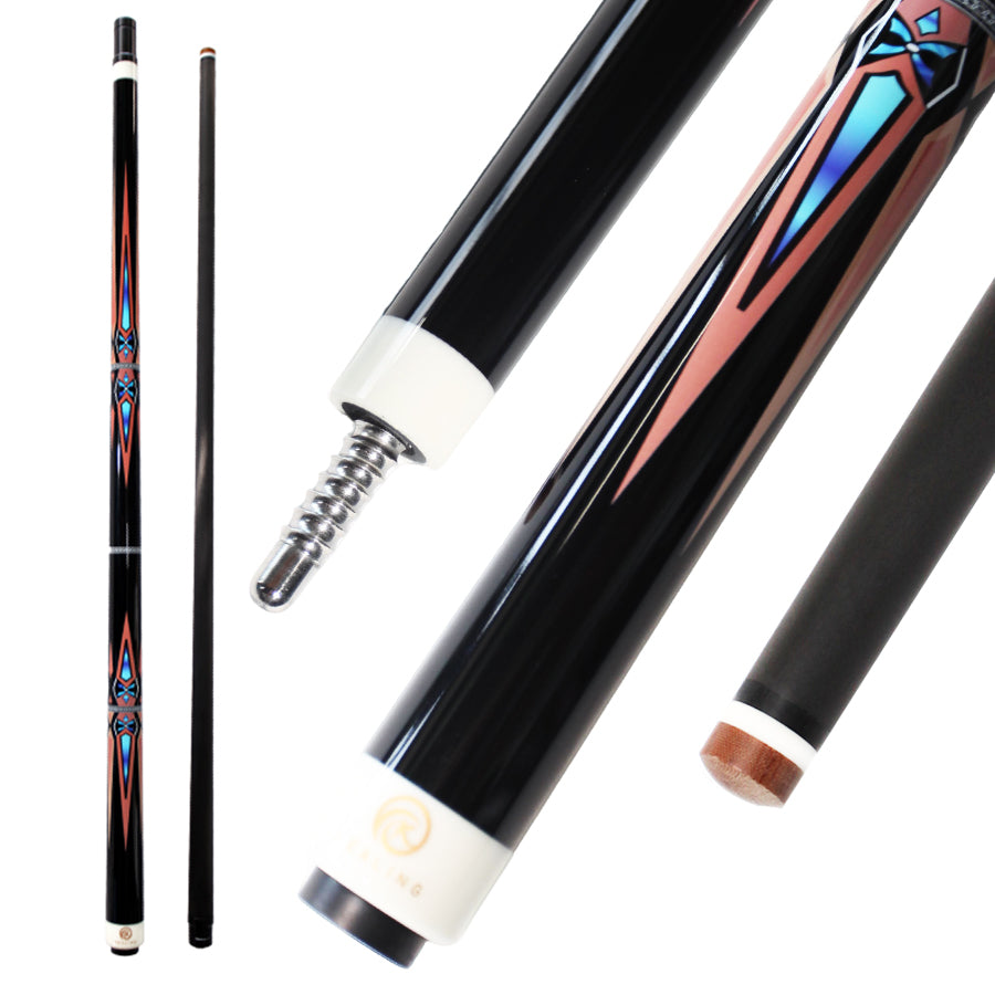 Break Cue with Carbon Shaft Wood Butt Radial - 14mm