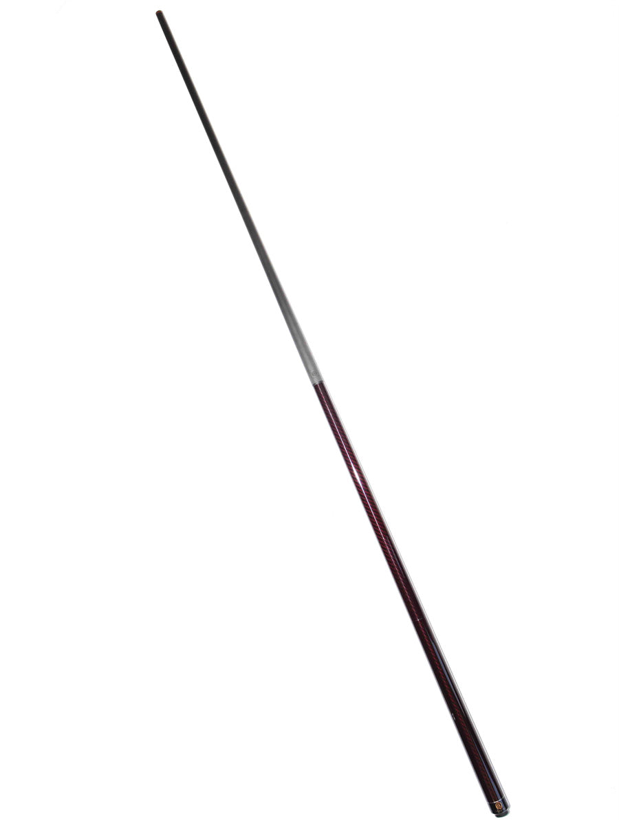 okhealing 3piece break jump cue with 3k twill red carbon butt and 12.9mm shaft tip