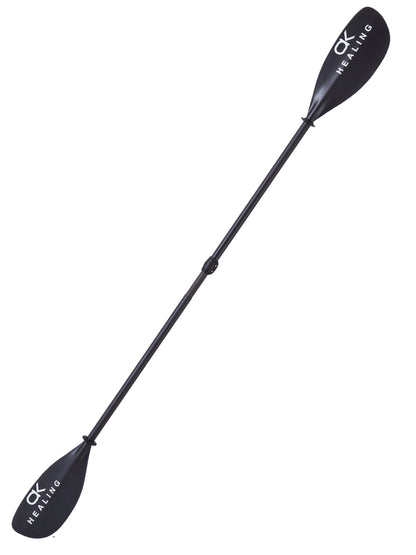 okhealing 4 piece light carbon kayak paddle with adjustable length