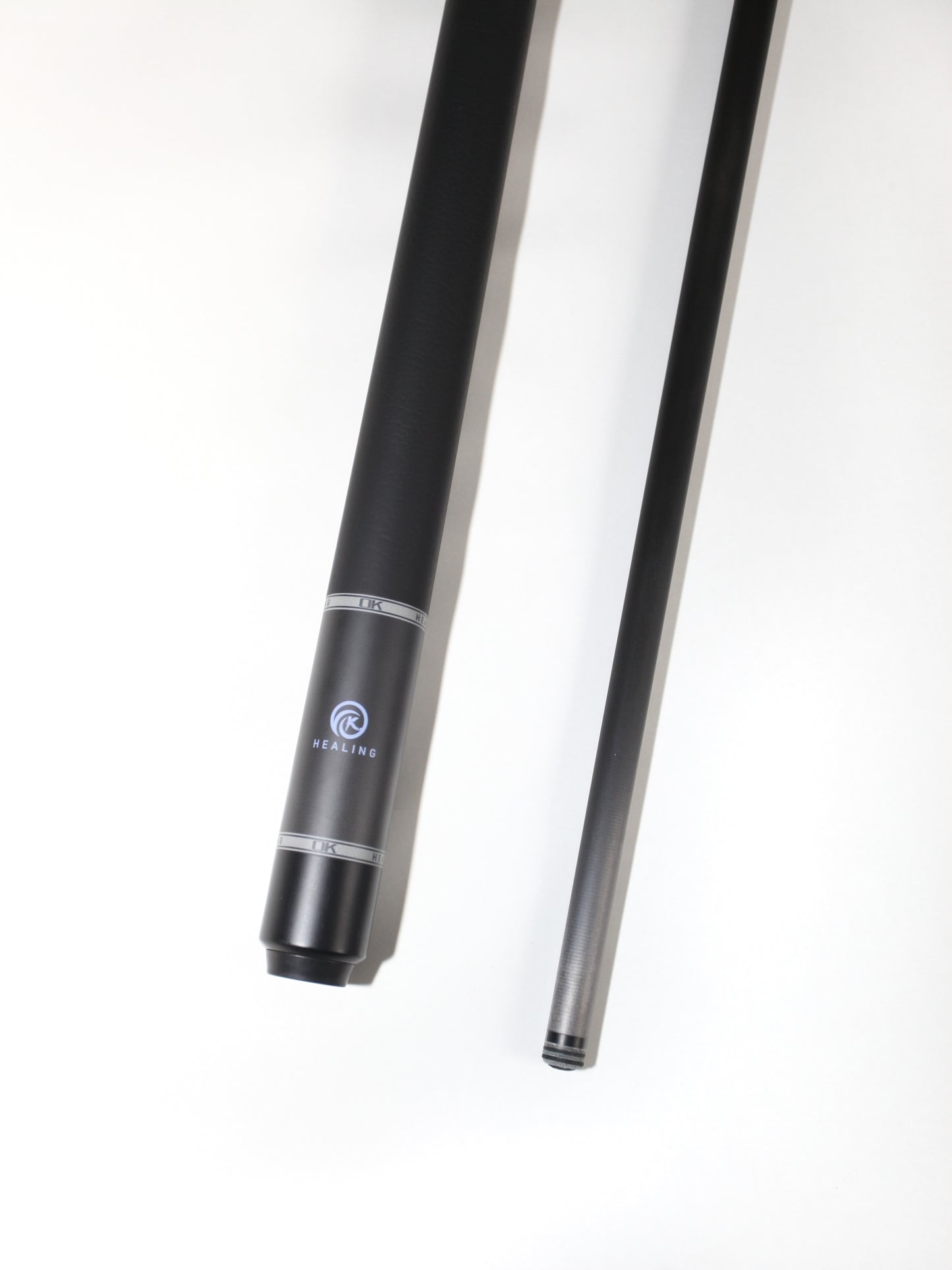 Hot sale okhealing 1/2 UD carbon fiber play cue with wrap and 12.4mm pigskin tip