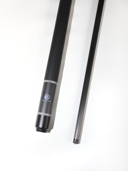 Hot sale okhealing 1/2 UD carbon fiber play cue with wrap and 12.4mm pigskin tip