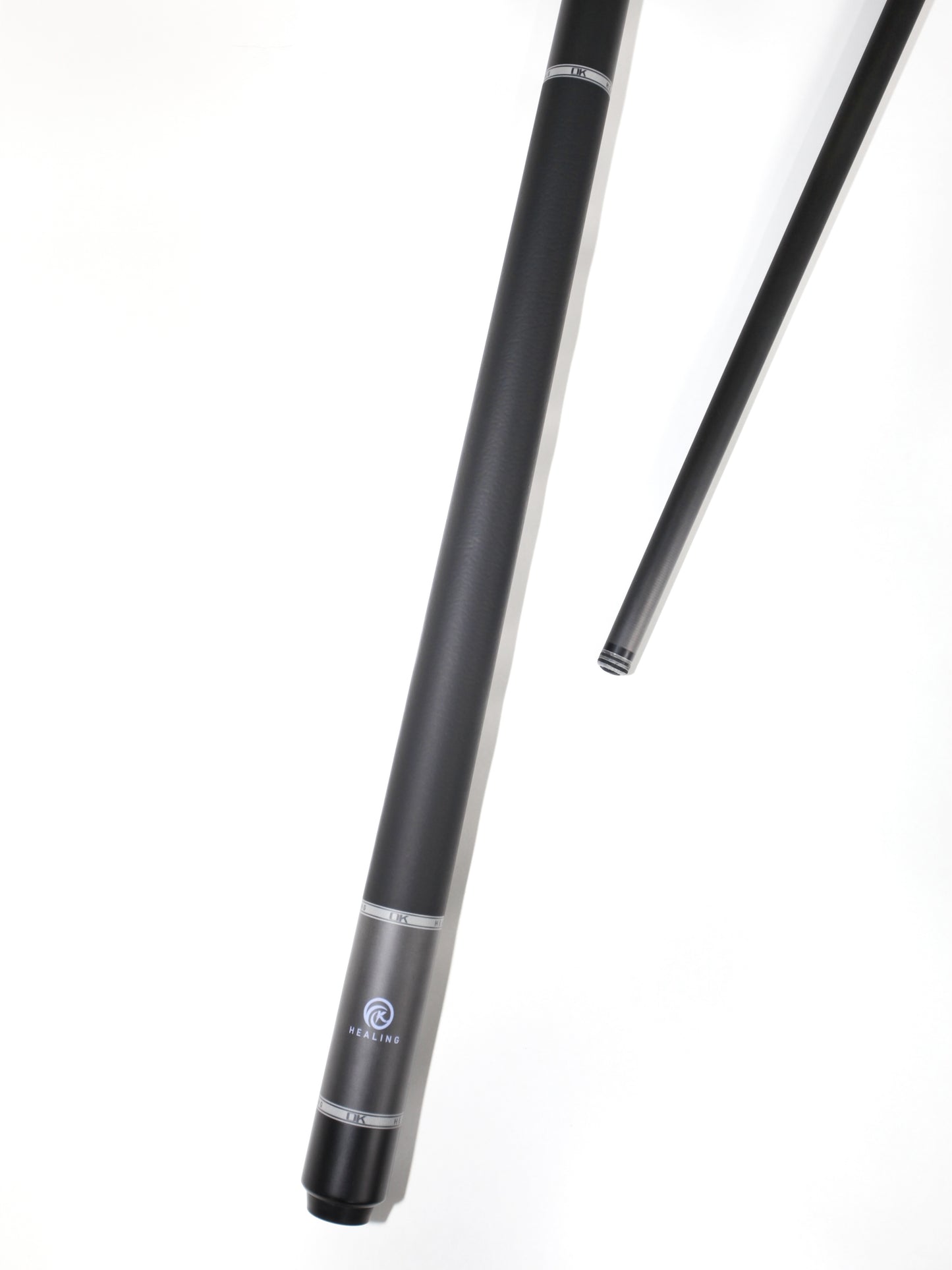 Hot sale okhealing 1/2 UD carbon fiber play cue with wrap and 12.4mm pigskin tip