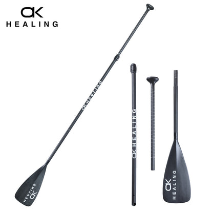OKHEALING 3-Piece Carbon Fiber SUP Paddle - Adjustable and Detachable