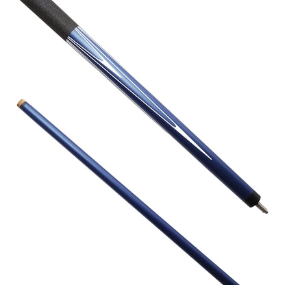 OKHEALING fiberglass billiard break cue 12.9mm tip with blue paint for shaft and butt