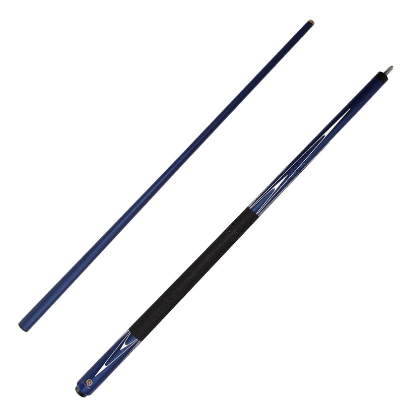 OKHEALING fiberglass billiard break cue 12.9mm tip with blue paint for shaft and butt