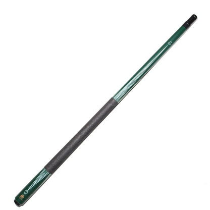 okhealing 1/2 fiberglass break cue with green paint on shaft and butt