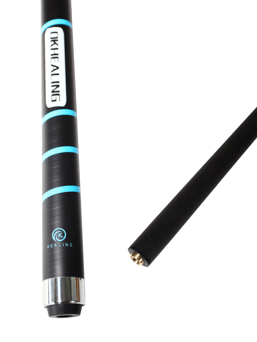 okhealing 1/2 carbon fiber break cue with nonslip wrap and Juma ferrule