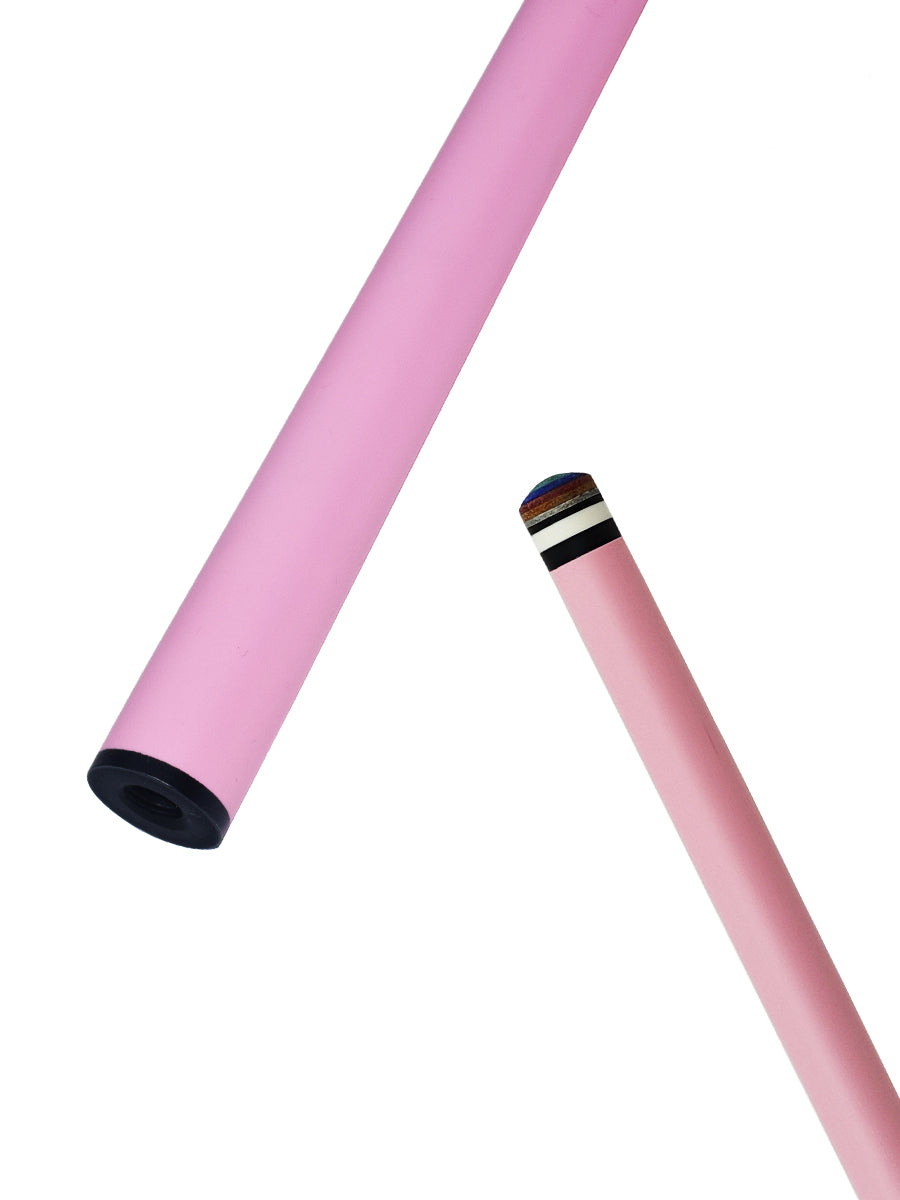 New design of okhealing 1/2 carbon fiber play cue 12.5mm tip with pink shaft and butt