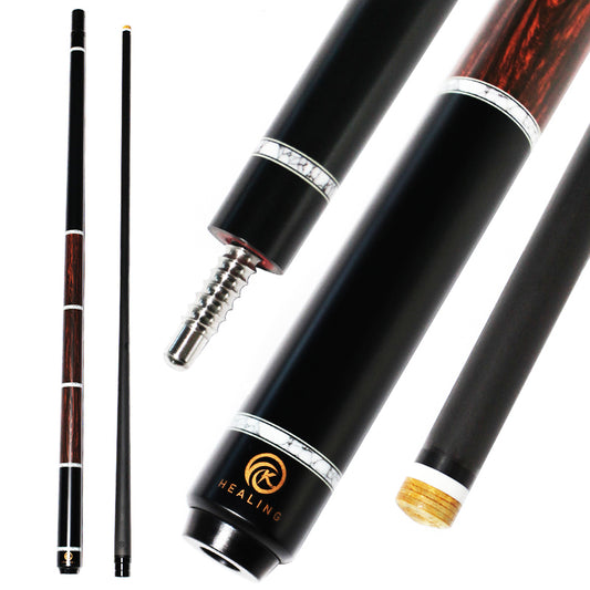 Pool Cue with Carbon Shaft Wood Butt - 12.5mm Radial