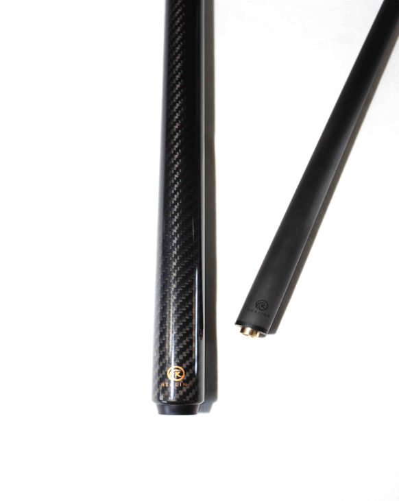 OKHEALING Carbon Play Cue with 3K Twill UD Surface and 12.4mm Pigskin Tip