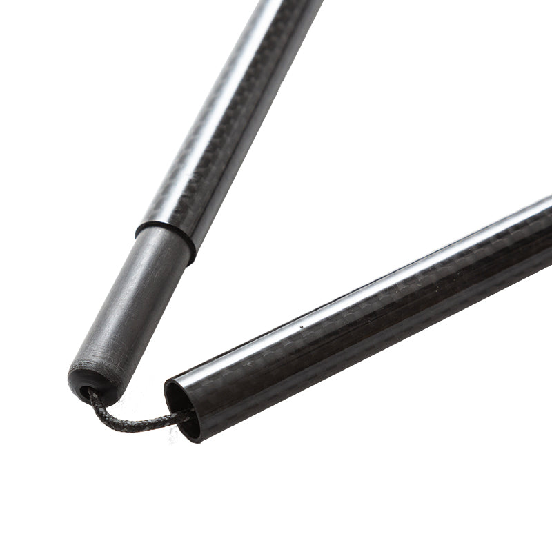 OKHEALING Carbon Trekking Poles Black - Folding and Ultralight