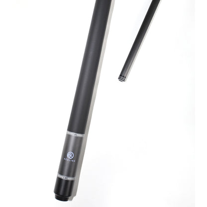 OKHEALING Carbon Pool Cue - Radial Joint 12.4mm Tip and Non-slip Wrap